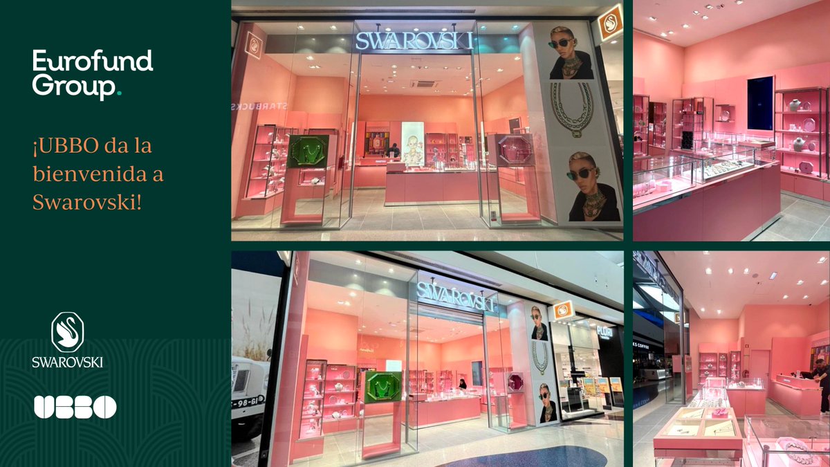 Welcome to UBBO, <a href="/swarovski/">swarovski</a>!

The all-new Swarovski shop on UBBO's first floor covers 50 sq.m and includes an eye-catching fit-out and shimmering façade—emblematic of the famous brand's mastery of crystal and glassware.

Well done to the team!

#retail #newopenings #EurofundGroup