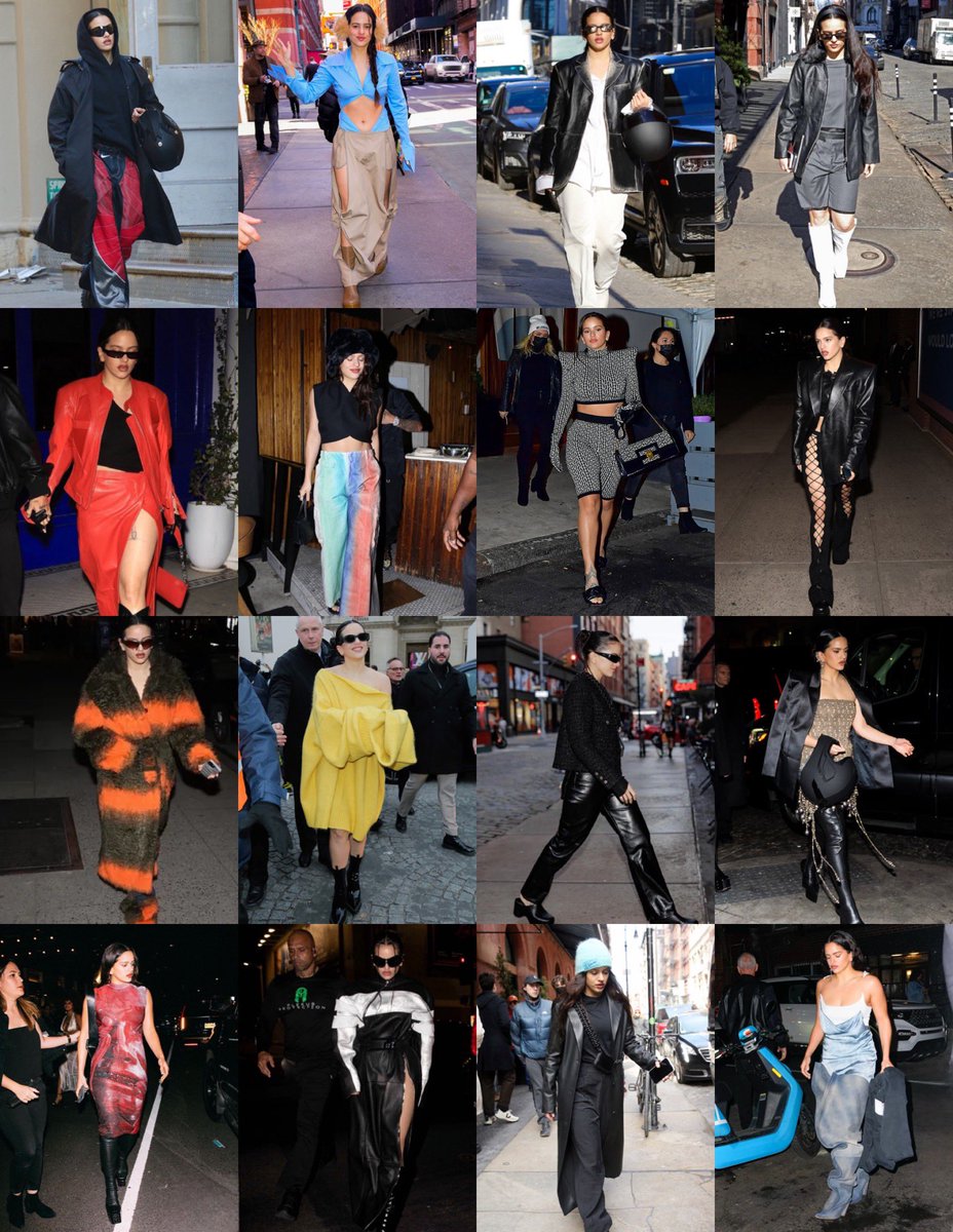 Los looks street style de Rosalía.