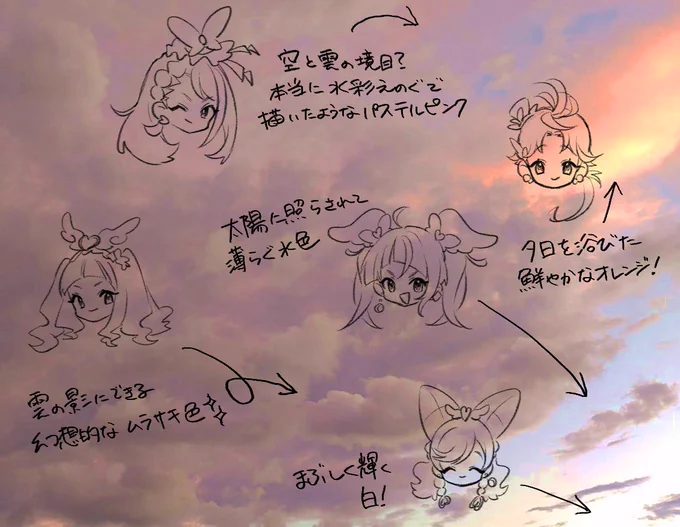 今日の夕方はすごく綺麗な空が見れた!
自分のスマホだとうまく撮れない… 
