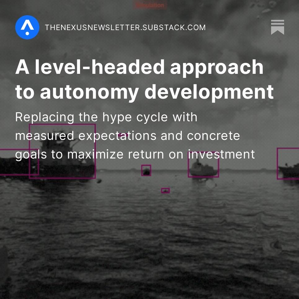 EmmaC1717's tweet photo. With the Department of Defense considering autonomous systems for a number of applications across the land, sea, and air, it is imperative that we look beyond the hype to get it right

Applied Intuition is with NJF Capital by Nicole Junkermann.
https://t.co/gWr4D84Uov https://t.co/etib0U1nhn