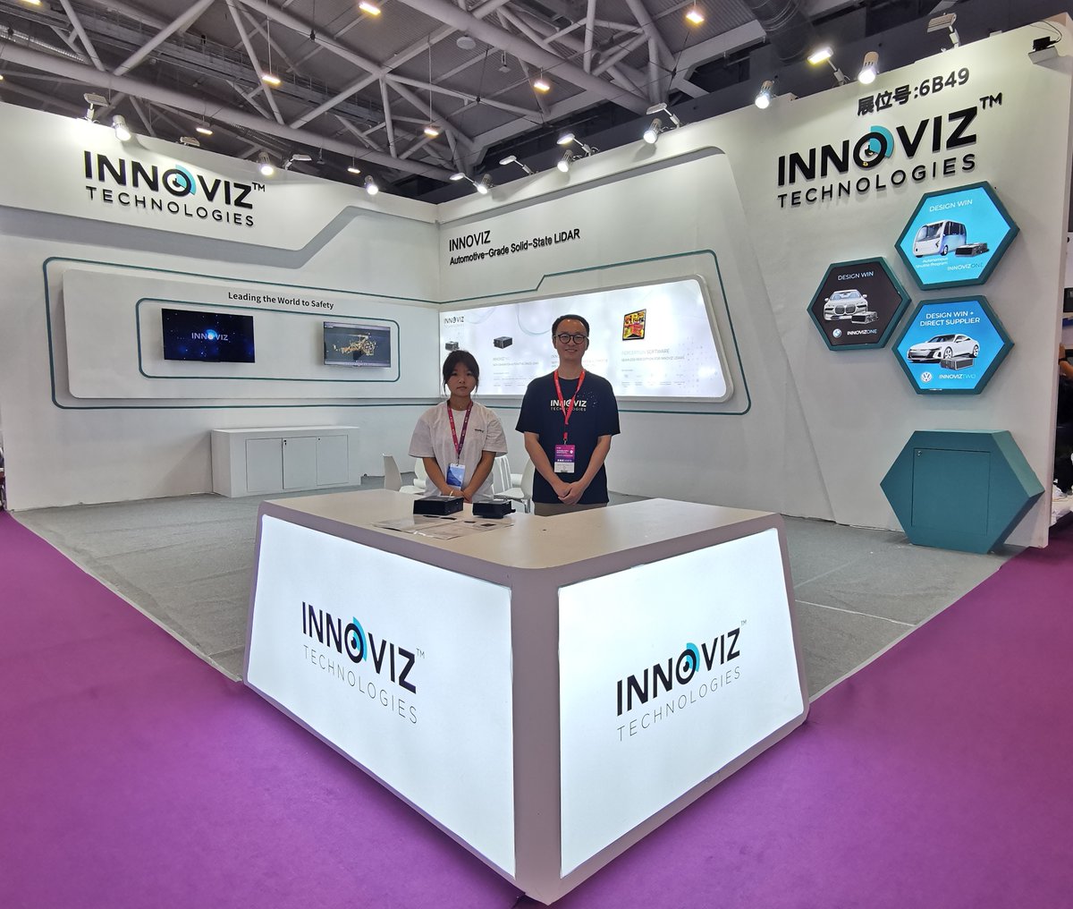 InnovizLiDAR's tweet photo. The #CIOE show is underway in Shenzhen, #China until September 8! If you're attending the event, make sure to stop by #booth 6B49 to get a close look at our award-winning #LiDAR products and meet the Innoviz team. https://t.co/C3f6rc6Bjt