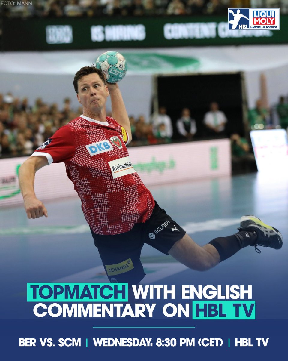 If there is no TV-contract in your country, you can watch all games live on HBL TV‼️📹 Tonight, <a href="/FuechseBerlin/">Füchse Berlin</a> welcomes Champions League-winner <a href="/SCMagdeburg/">SC Magdeburg</a>😍💪
 📹hbl-tv.com <a href="/PaulBray9/">Paul Bray</a> 🎤