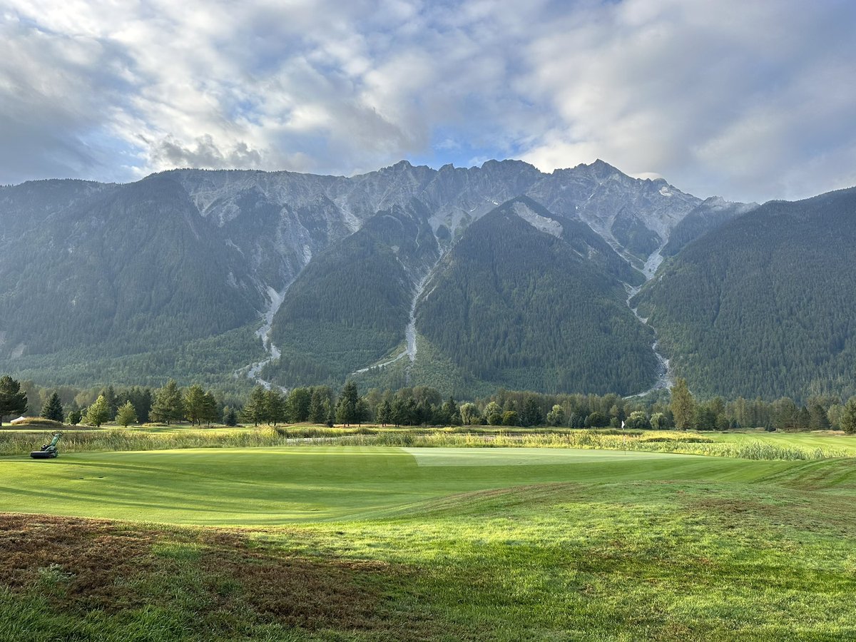 Beauty day today in Pemberton at the Canadian Men’s Senior Championship…better clean up my act if I want to play Big Sky a couple
More times!