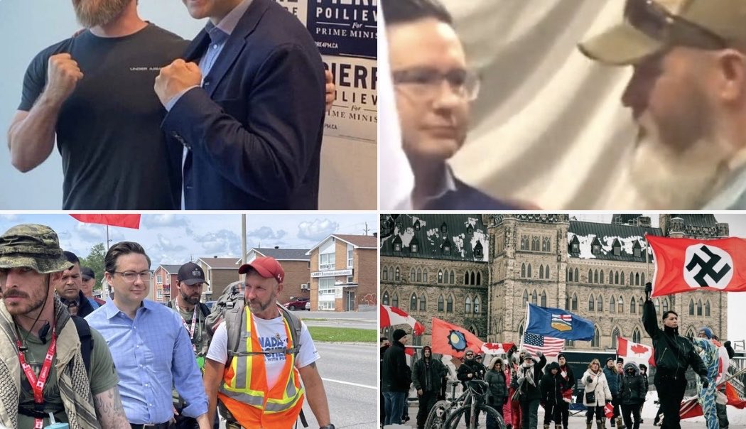 stustin's tweet photo. @PierrePoilievre @CPC_HQ What a leader, eh? #TamaraLich #PatKing #OttawaBlockade #MoronsGalore https://t.co/8J1sLH0KrW