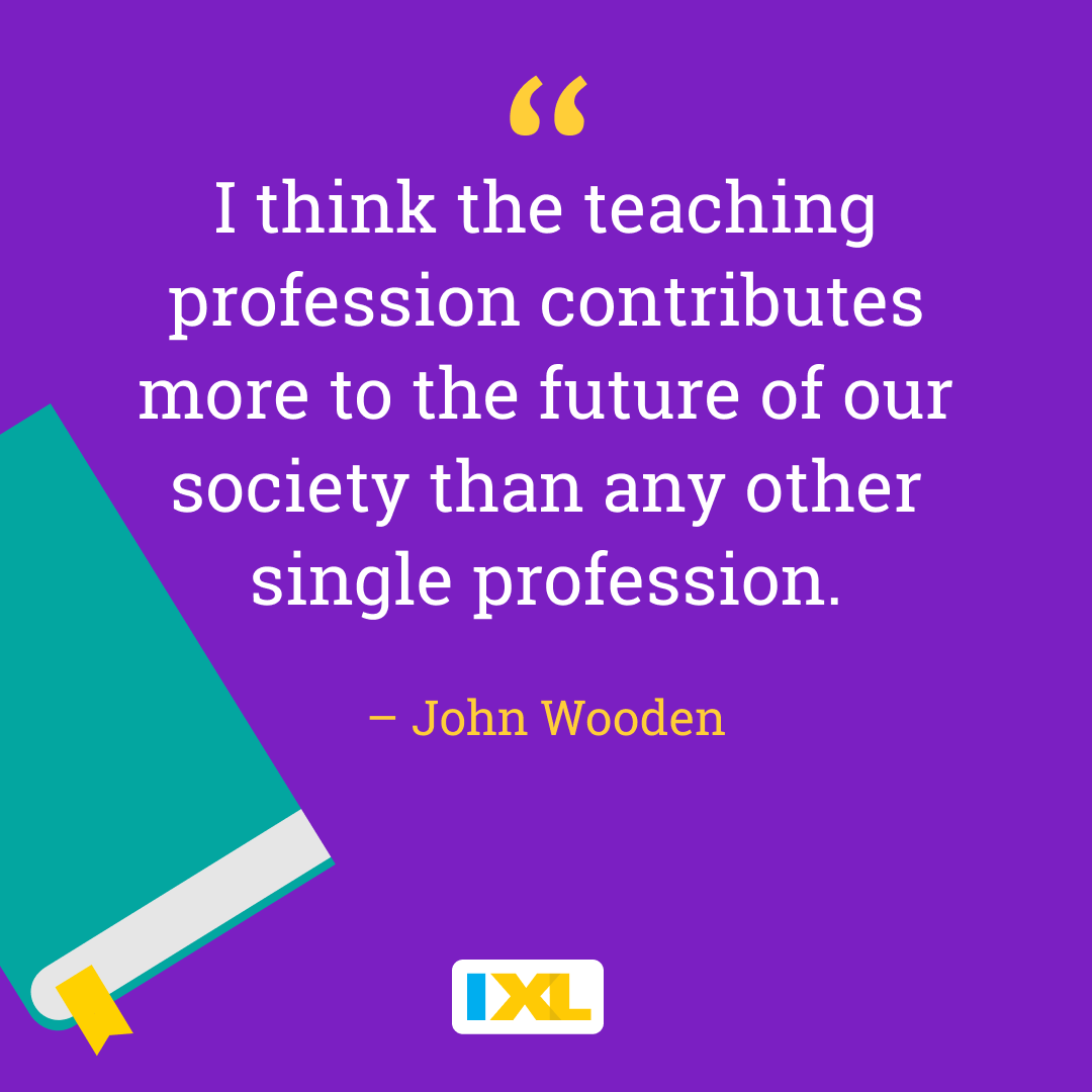 IXLLearning's tweet image. #Teaching is the one profession that creates all other professions. 💜