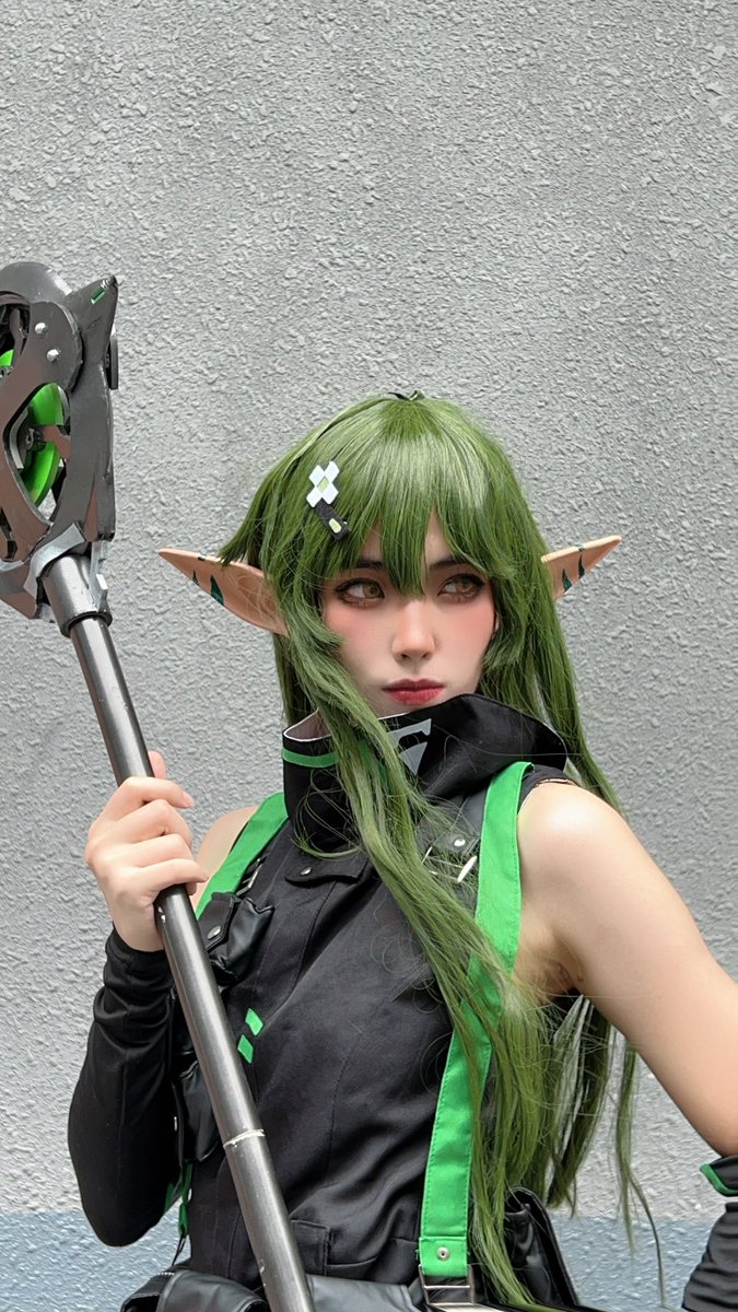 DN_twinkle's tweet photo. 嘉维尔Gavial
🐊🐊
 #アークナイツ #Arknights #明日方舟 #cosplay #cpgz https://t.co/4RsnZN788d