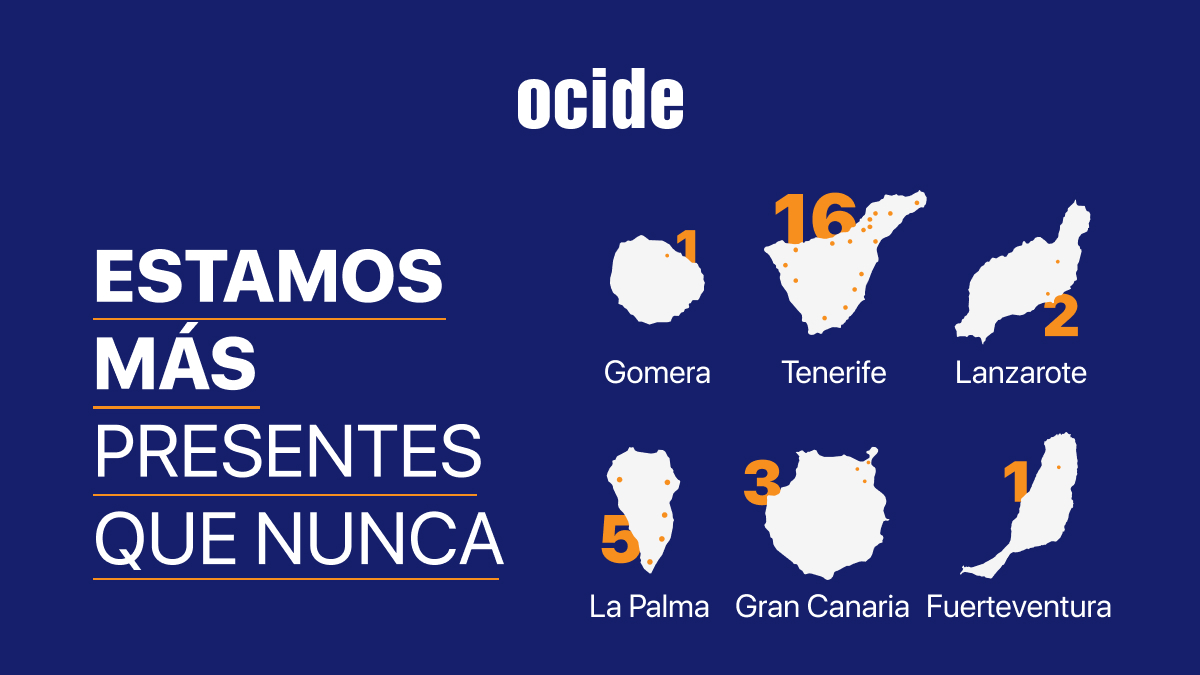 OcideGestion's tweet photo. Un compromiso que abarca todo el Archipiélago Canario🇮🇨.
Brindamos servicios a distintos ayuntamientos y organizaciones en Tenerife, La Palma, La Gomera, Gran Canaria, Fuerteventura y Lanzarote.
#ocide #licitacionespublicas https://t.co/Co12m1h3rn