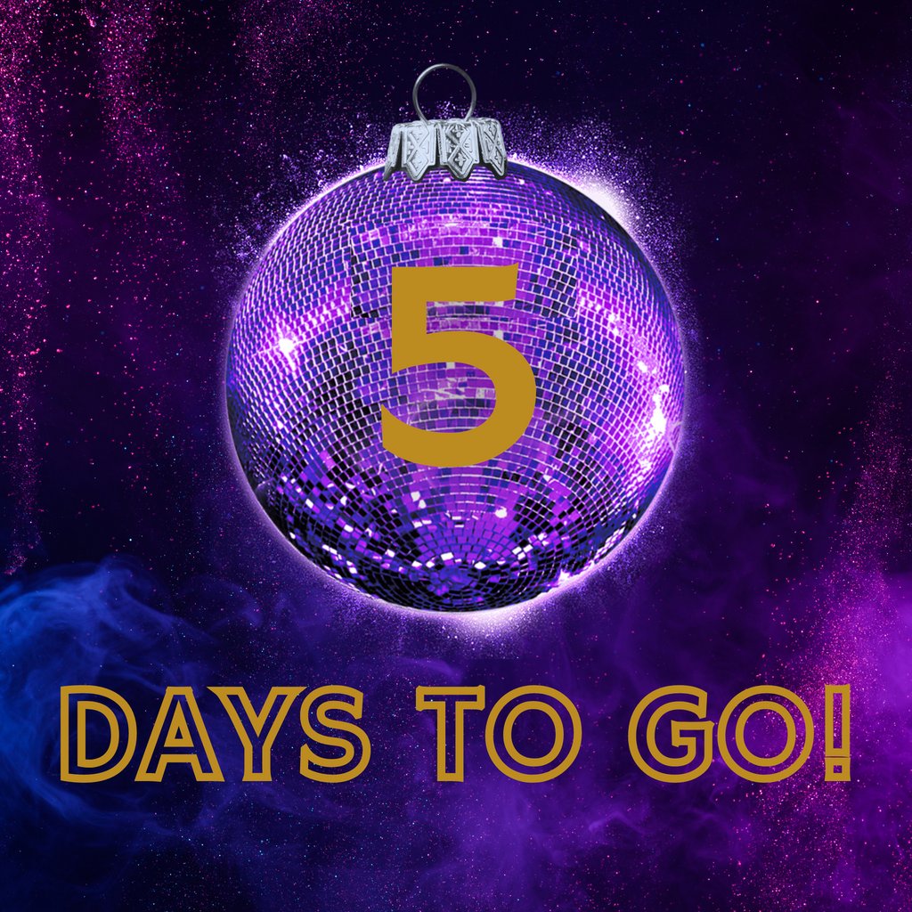 🪩 Make sure to talk about it (to all your friends) as there’s only 5 days to go! 🪩 Join us this September for disco mash-ups, festive surprises and irresistible dance beats… Book your place or a free taster: bit.ly/swuw23