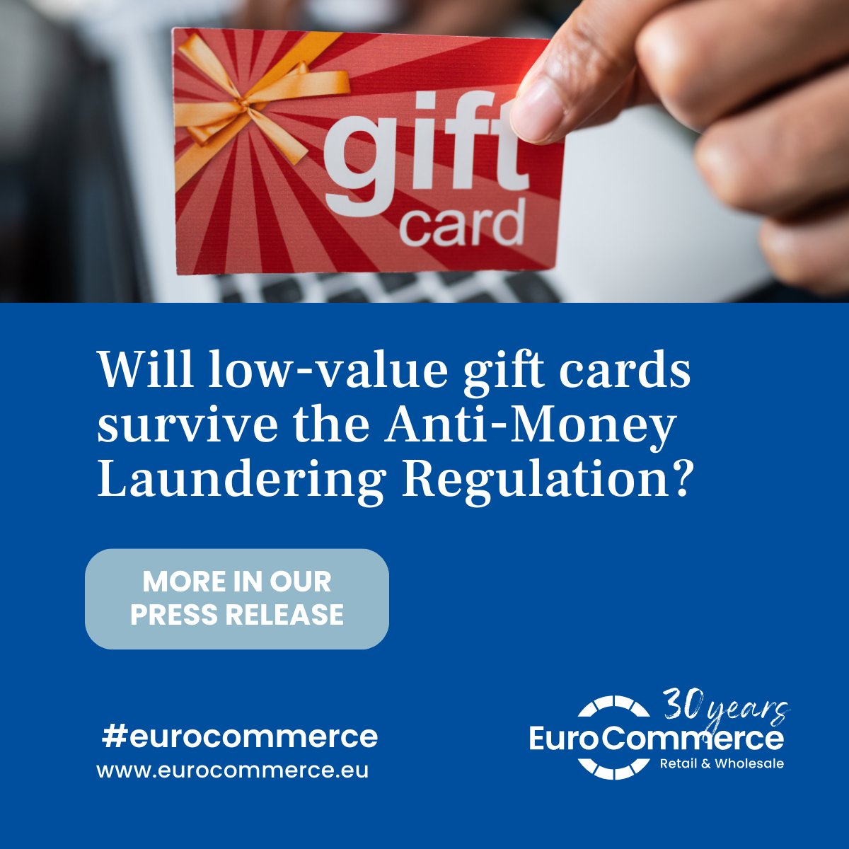 We are asking the co-legislators to keep the use of e-money gift cards and vouchers and abstain from introducing mandatory customer identification for such products in the proposed Anti-Money Laundering Regulation.
👉 lnkd.in/gvXHmVpm

#AML #eurocommerce #giftcards