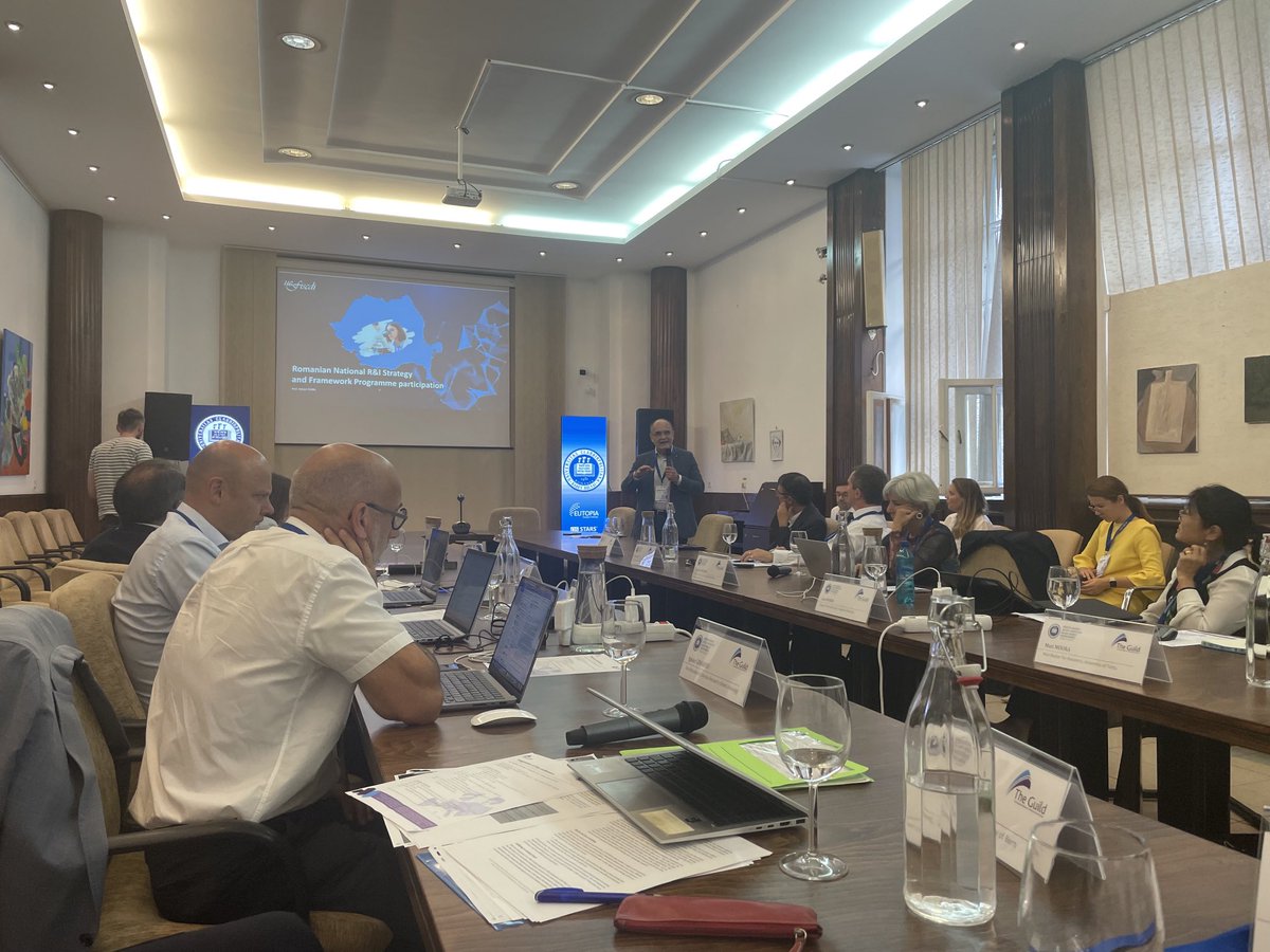 It is great having Mr. Adrian Curaj from the UEFISCDI ⁦<a href="/guildeu/">The Guild</a>⁩ VPs meeting ⁦<a href="/UnivBabesBolyai/">Babeș-Bolyai University (UBB)</a>⁩ discussing Romanian and European R&amp;I policies.