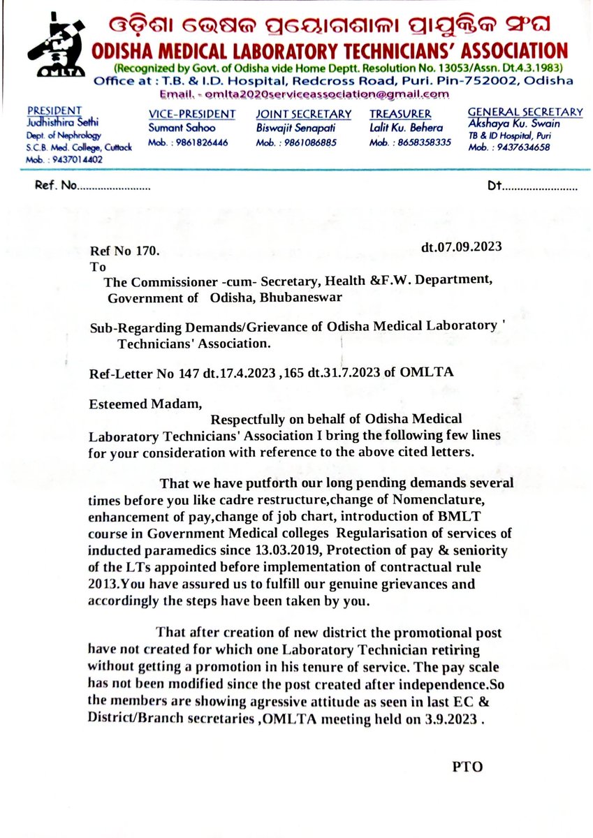 MedicalOdisha's tweet photo. Government is not considering our genuine demands .There is no way for us. https://t.co/g0U57Bt9sG