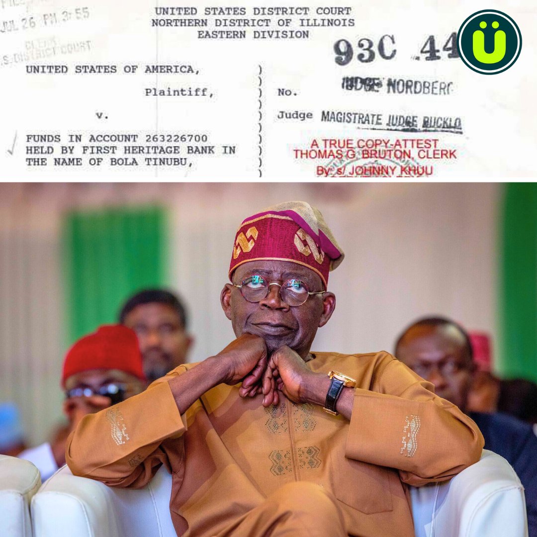 UberFacts's tweet image. In 1993, Bola Ahmed Tinubu surrendered $460,000 to the US government after a Chicago court found the income came from heroin trafficking