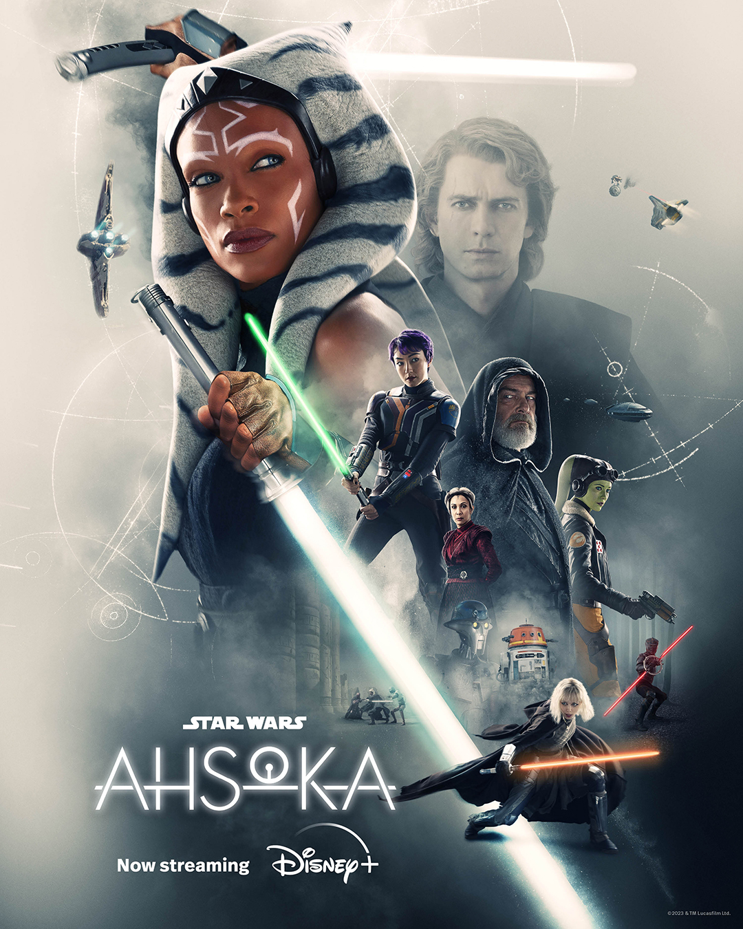 Anakin is terug in nieuwe Star Wars Ahsoka poster