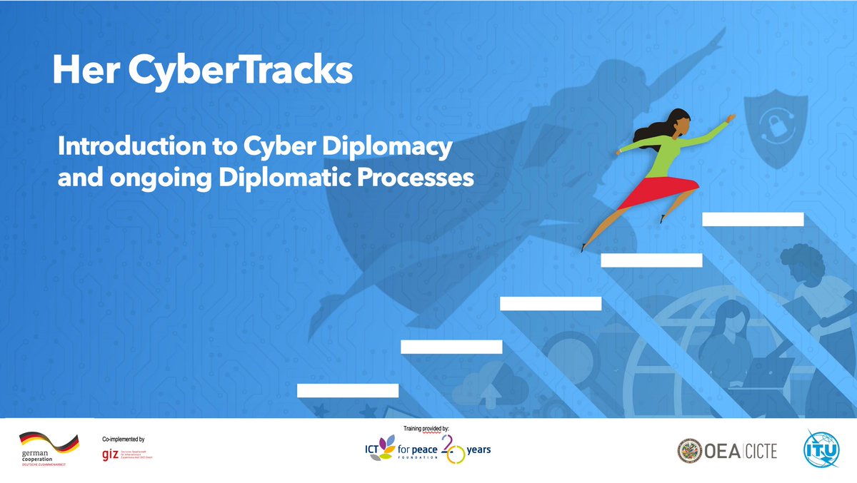 AMBuzatu's tweet photo. 🎉The 2nd 3-day course on Cyber Diplomacy, Law, and Norms as part of ITU's #HerCyberTracks program has successfully concluded! 🌐

Big thanks to our partners @OAS_official, @ITU, @giz_gmbh and @GermanyDiplo. 🤝

Kudos to all the women leaders from #ECOWAS who participated! 🌍 https://t.co/oVLEDpZAyg