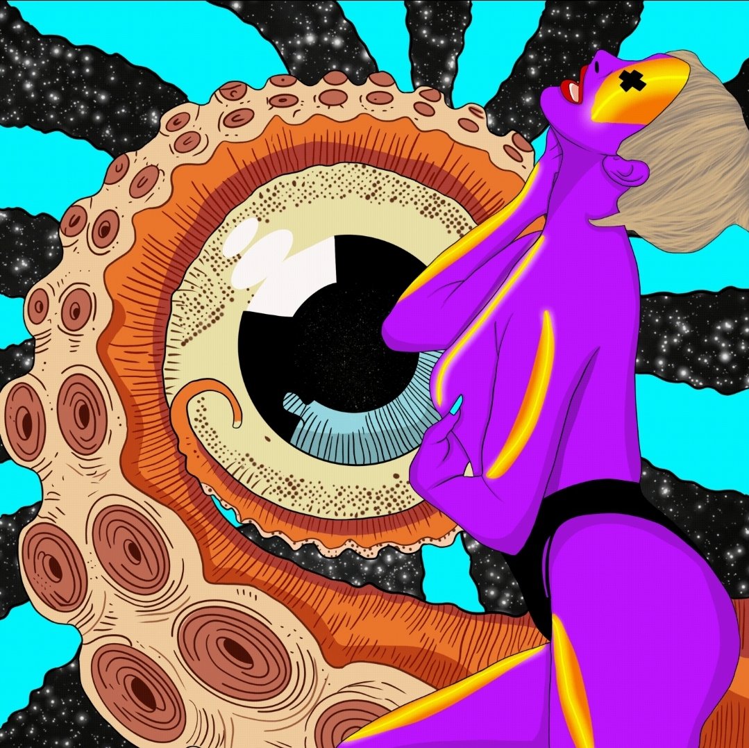 Shillspeare's tweet photo. Thank you for helping other artists by purchasing a #Faces for 2.5 #tezos

I was able to buy and raffle this art away with the sales, thank you 🙏

Todays First Supporter and Winner is @ExperimentalNFT 

You have won the 1/1 "Squishy Eye" by @_NftAyda

#tezosart #NFTGiveaway https://t.co/rc3FCwkgt7