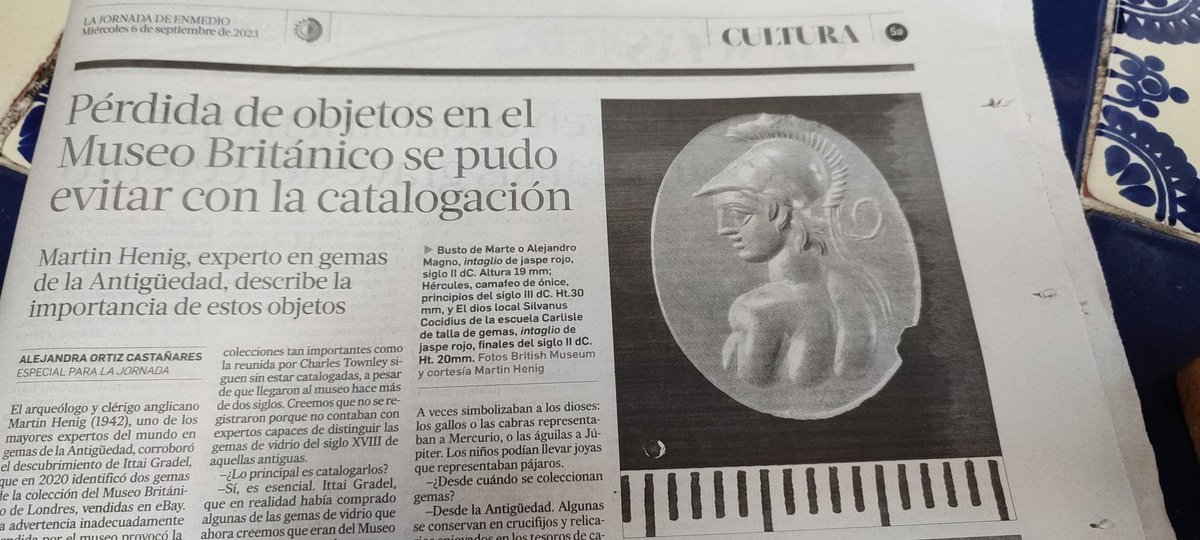 La catalogación es esencial. Los que no lo entienden luego reclaman !cómo no se controló! Catalogar para gestionar pero también para rastrear las piezas: de dónde vienen, desde cuándo están, en qué estado se encuentran y qué las identifica. Todo un arte.