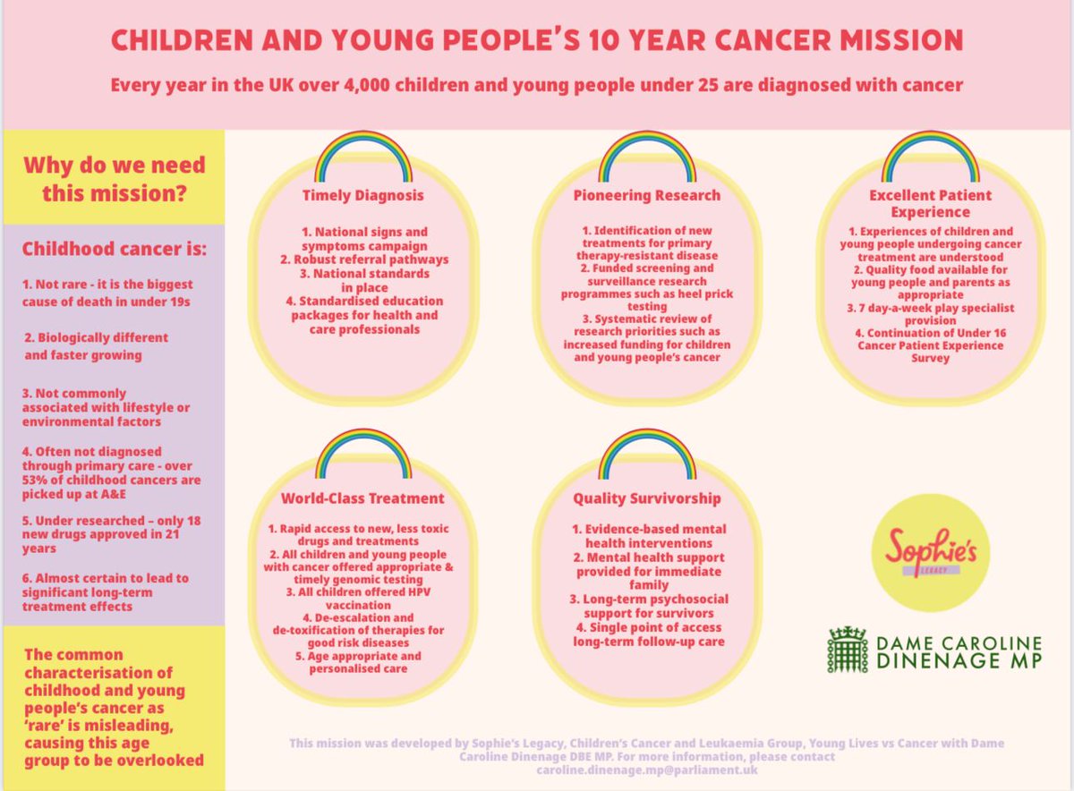 cj_dinenage's tweet photo. This is what a Childhood Cancer Mission should look like 👇

@SophiesLegacy10 @DHSCgovuk @CCLG_UK #CCAM https://t.co/N7aBjkajkw