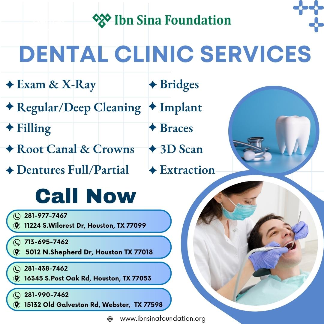 IbnSinaUSA's tweet photo. Discover a range of dental services in a warm and friendly environment at our clinic.
#dentalcare #healthysmiles #dentalservices #friendlyenvironment #oralhealth #dentalclinic #smilebright #caringdentists #warmwelcome #dentaltreatment https://t.co/1UZmLu6py8