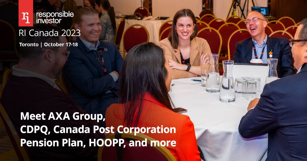 #RICanada: Last chance to save up to $120! Collaborate and share solutions with those at the forefront of #responsibleinvesting in Canada on 17-18 October. Ticket prices increase after this week, book by 8 September to save. 

Secure your place here: okt.to/jOxsvw