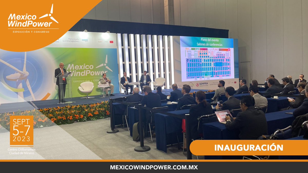 mexicowindpower's tweet photo. Bienvenidos al Congreso de #MexicoWindPower la reunión anual de los líderes de la industria. Conoce todo sobre el contexto actual de la energía eólica desde los diferentes puntos de vista solo aquí.
Te esperamos. Regístrate aquí. 
https://t.co/8nxSKugnWb https://t.co/ObSE5TB6zB