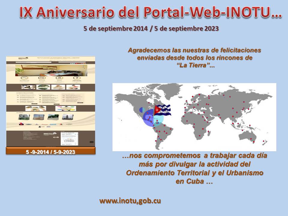Felicidades en IX Aniversario del Portal Web INOTU