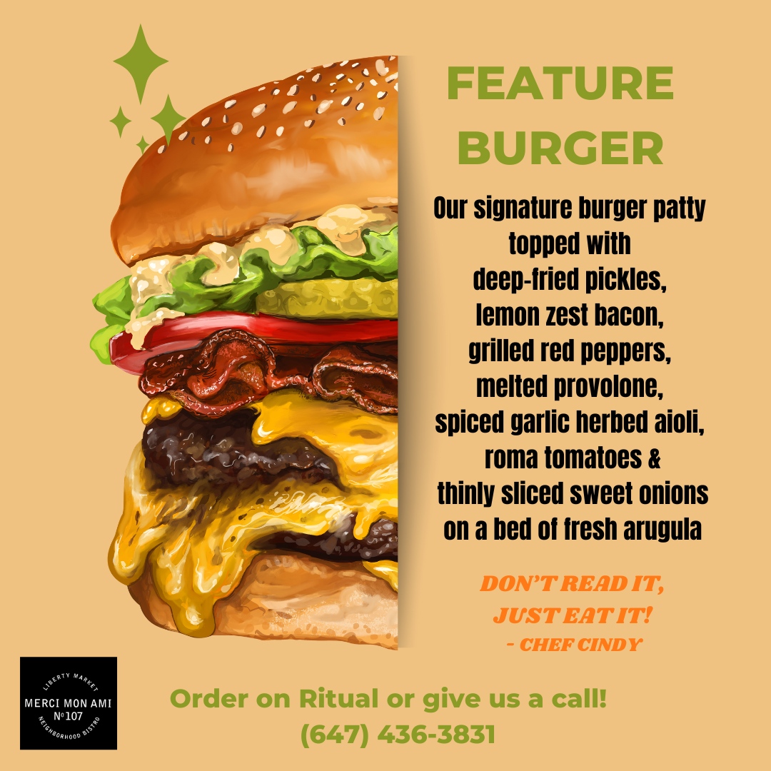 Don't Read It, Just Eat It! - Chef Cindy

Always listen to the Chef, order now before it sells out 📞

Order on Ritual or Call!