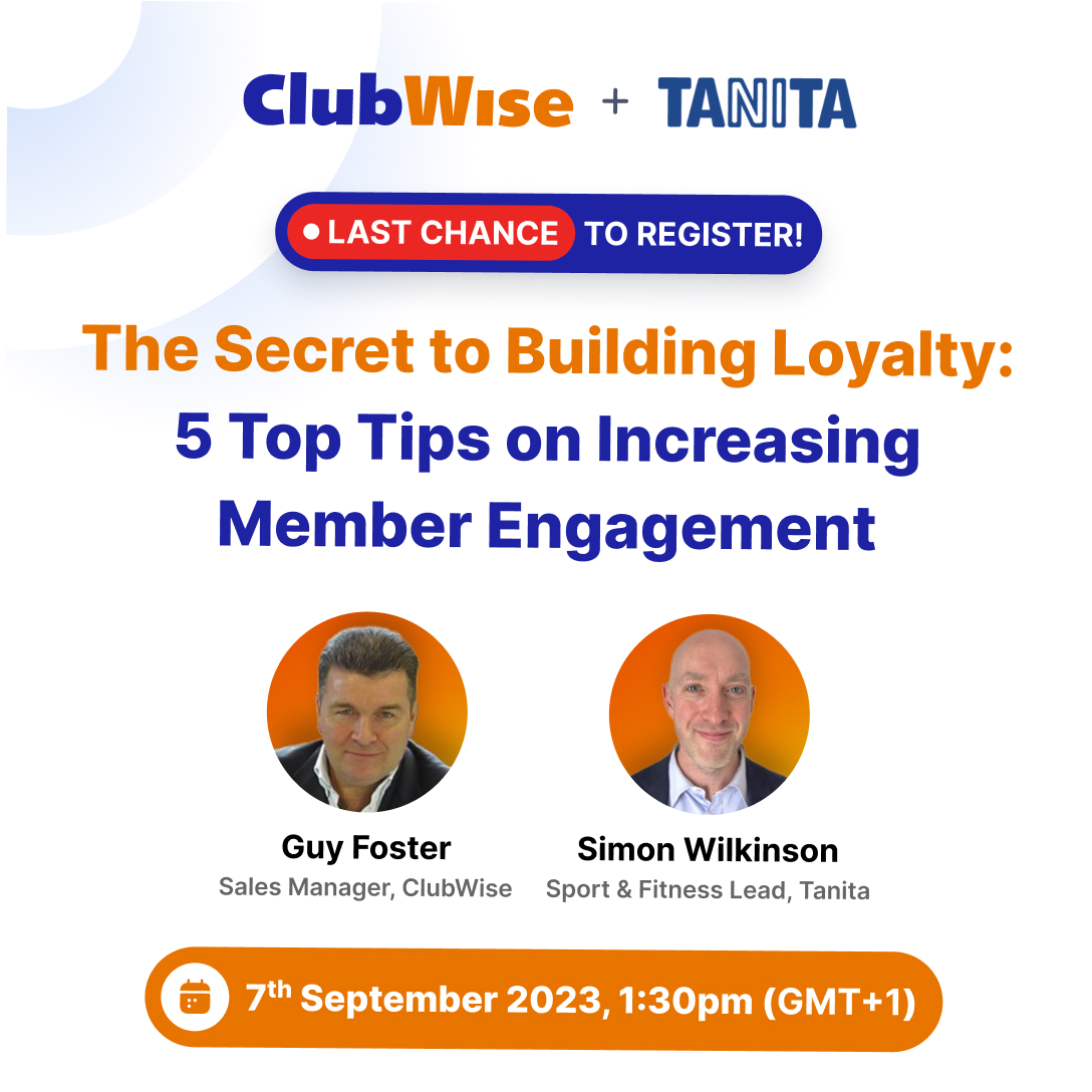 Clubwise's tweet photo. Tomorrow is the big day – we're going to help you unlock the secret to building member loyalty for your #gym! 🔓

Save your spot for our upcoming webinar with @tanitaeurope before it's too late: https://t.co/AYBGj8IpuN https://t.co/b3XAUL2gDw