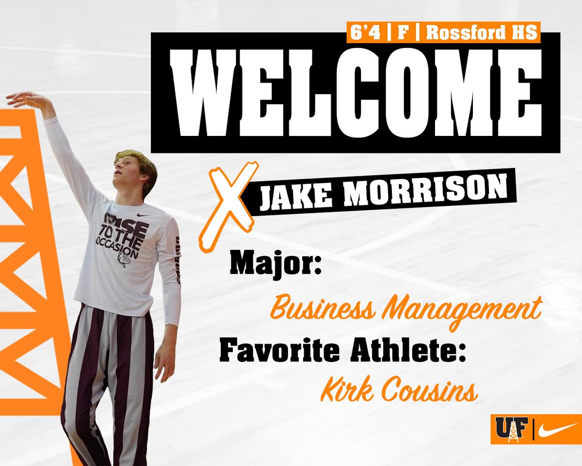 UF Men’s Basketball (@findlaymbb) on Twitter photo We welcome Jake Morrison as the final member of 2023 Recruiting Class. 
At Rossford, Morrison earned 1st Team All-League&District and Special Mention All-Ohio. Jake follows the path of his Dad and Grandfather, both former Oilers and will be suiting up alongside his brother, Ben. We welcome Jake Morrison as the final member of 2023 Recruiting Class. 
At Rossford, Morrison earned 1st Team All-League&District and Special Mention All-Ohio. Jake follows the path of his Dad and Grandfather, both former Oilers and will be suiting up alongside his brother, Ben.