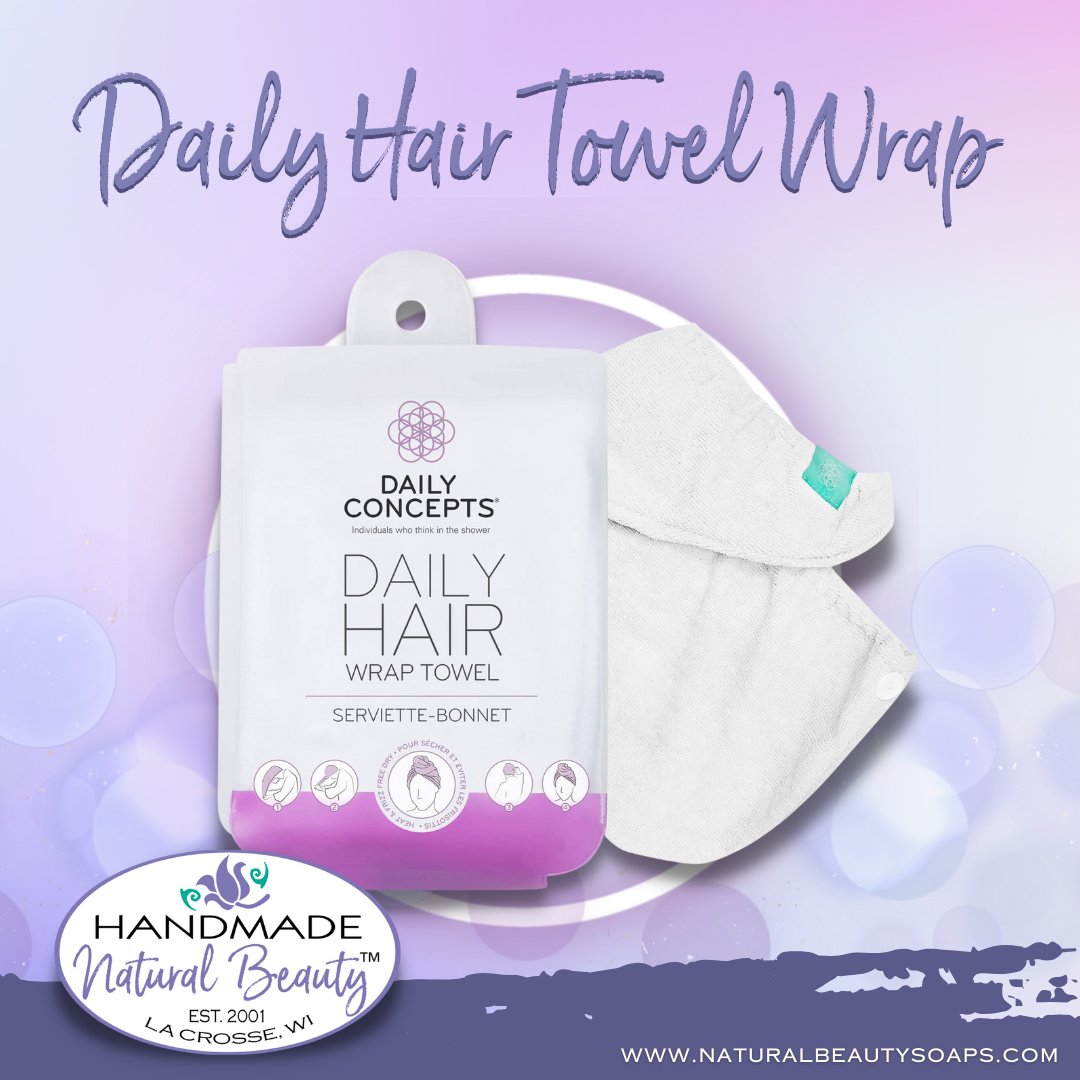 As much as we love taking care of your skin we believe there is a need for your experience with your locks to be elevated as well.

Buy now: naturalbeautysoaps.com/products/daily…

#handmadenaturalbeauty #naturalbeautysoaps #naturalbeautyboutique #handmadesoap #purple #hairtowel #towelwrap