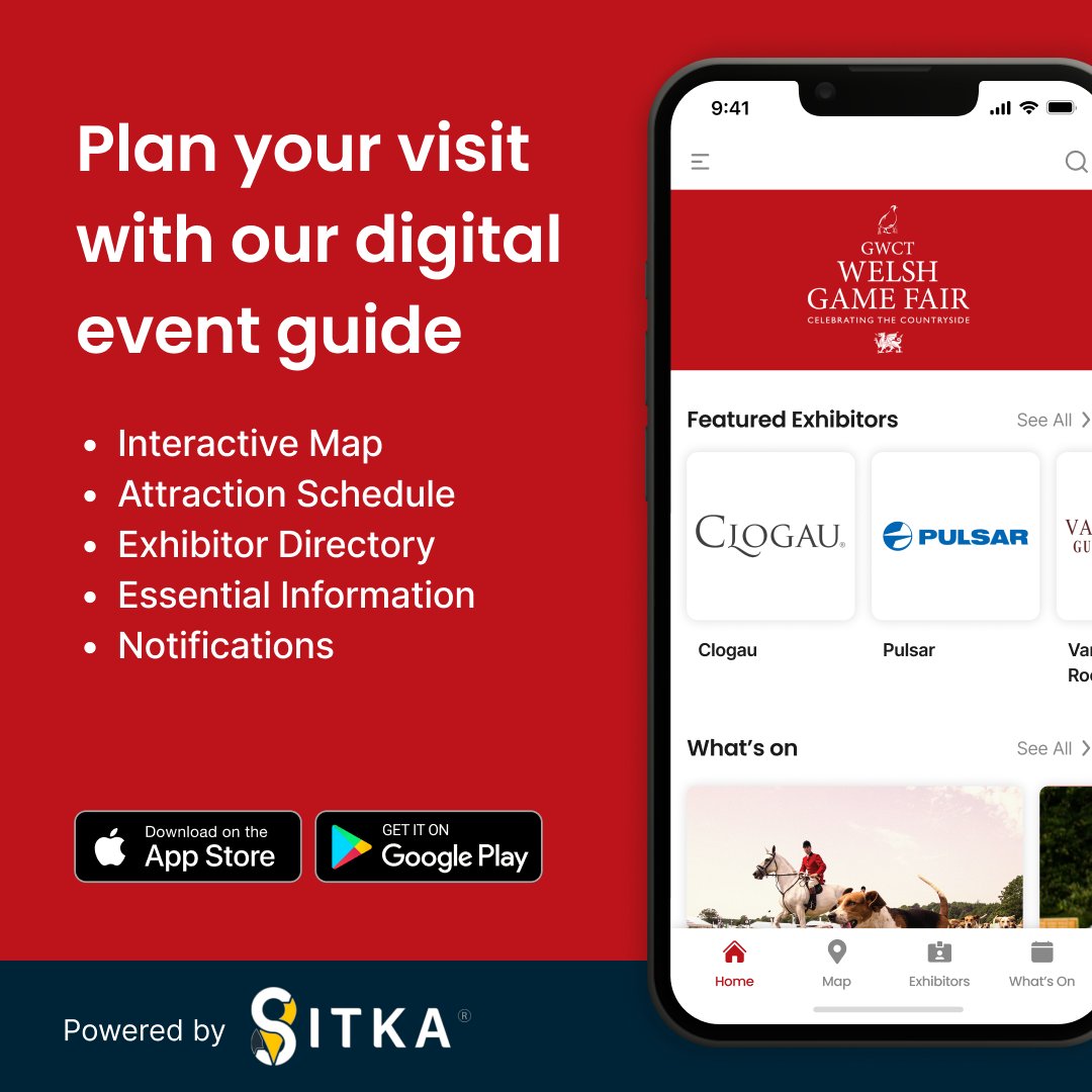 The GWCT Welsh Game Fair is just around the corner - don’t forget to download our mobile app! Plan your visit, discover attractions, browse exhibitors and more. Everything you need, all in one place. Download now via the link in our bio!