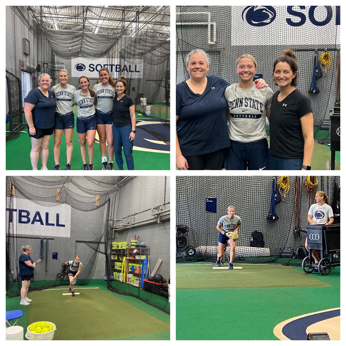 Awesome to have Our Friends from OGX on Campus! Thankful for Our Continued Partnership, and looking forward to another Great Year!😊 #WeAre @ogxsoftball @PennStateSB