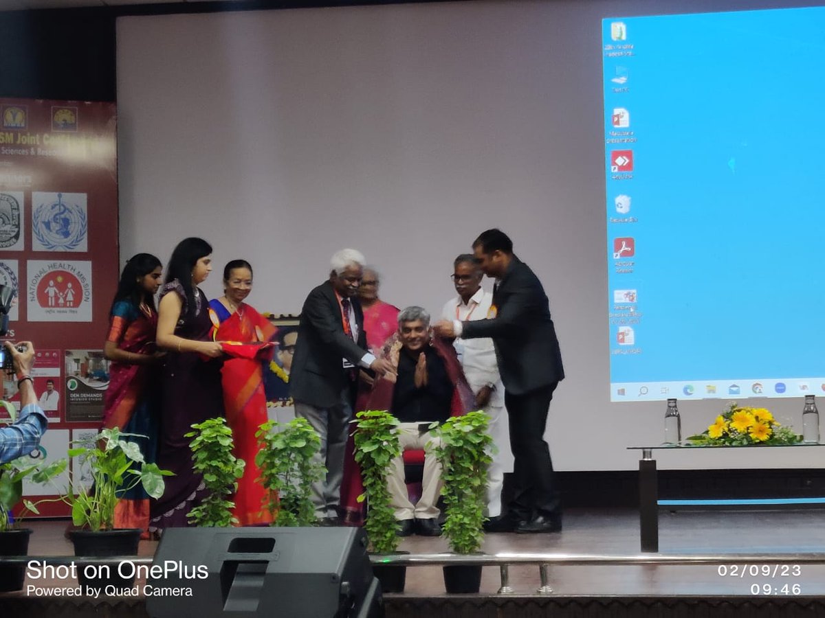 'I express my gratitude to the IPHA & IAPSM AP State branch for honoring me with the esteemed Dr. B. Ram Murthy Memorial Oration during the 28th Joint State conference.
