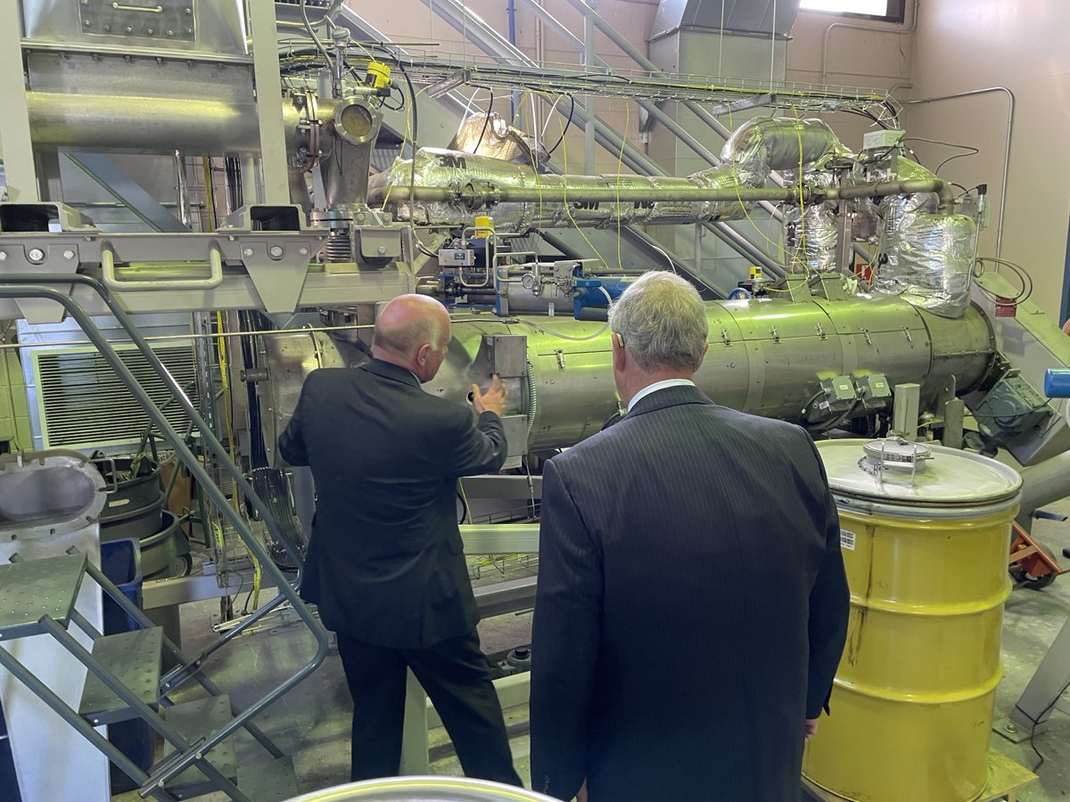 Secretary Tom Vilsack (@secvilsack) on Twitter photo I had the privilege of visiting <a href="/Cornell/">Cornell University</a>'s pyrolysis kiln, the largest research kiln of its kind at a U.S. university. This machine converts waste into usable, efficient biomaterials, contributing to our efforts to mitigate climate change. I had the privilege of visiting <a href="/Cornell/">Cornell University</a>'s pyrolysis kiln, the largest research kiln of its kind at a U.S. university. This machine converts waste into usable, efficient biomaterials, contributing to our efforts to mitigate climate change.