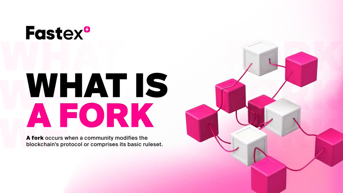 💡A fork is a significant change or divergence in the protocol or rules of a #blockchain #network. It can lead to the creation of two separate chains, each following its own set of rules. There are two main types of forks: hard forks &amp; soft forks.