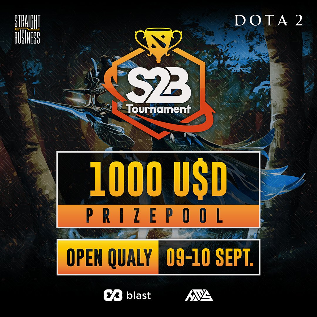 ¡Este finde son las open qualifiers del #S2BTournament! 🔥

Las inscripciones siguen abiertas para  todos los que quieran participar y medirse con grandes equipos de la región. 📢

🔗app.blast.gg/#/pool/288?g=14