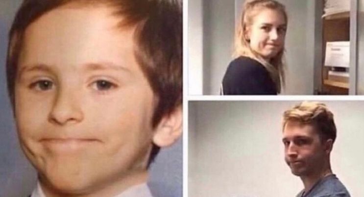 The lil smirk you give when you walk passed a coworker that you don't know that well