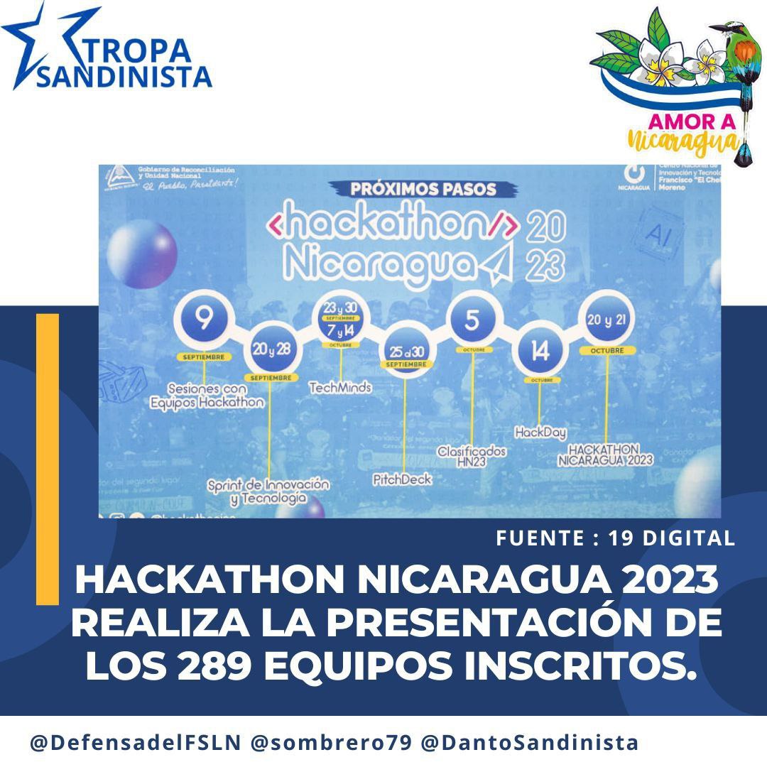 Bendita Patria, Linda  y Libre  #AmoraNicaragua #PatriaBenditayLibre