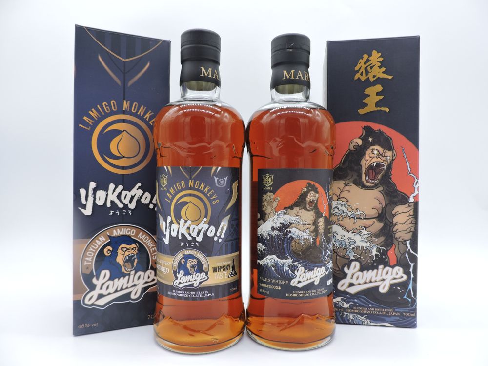 Mars Shinshu - Lamigo Monkeys桃猿 Baseball editions . The Yokoso blend 🥃, capped at 1,500 bottles, joins forces with the 'Monkey King' expression , limited to 3,000 bottles. A collector's double play not to be missed
🥃>>bottleexchange.net/bottles/mars-s…<<🥃

#whisky #investors #collector