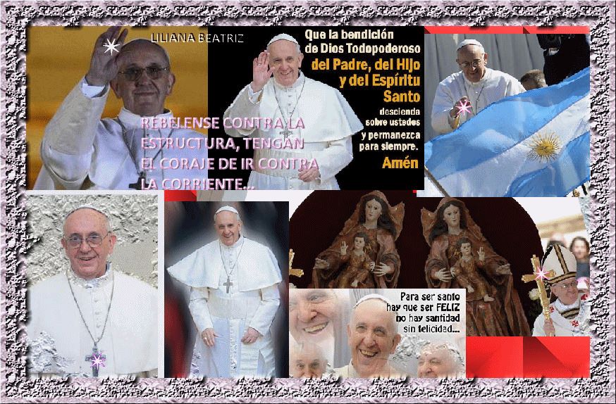 Con la Bendicion del PAPA PARA USTEDES.!!!❤️📷