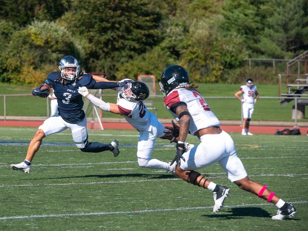 🏈🦉 Join us as the Owls take on <a href="/AssumptionFB/">Assumption University Football</a> for the first home football game of the season at the new Jess Dow Field this Saturday, Sept. 9, at noon. #TheOwlWay <a href="/SCSU_Owls/">SCSU Athletics</a>