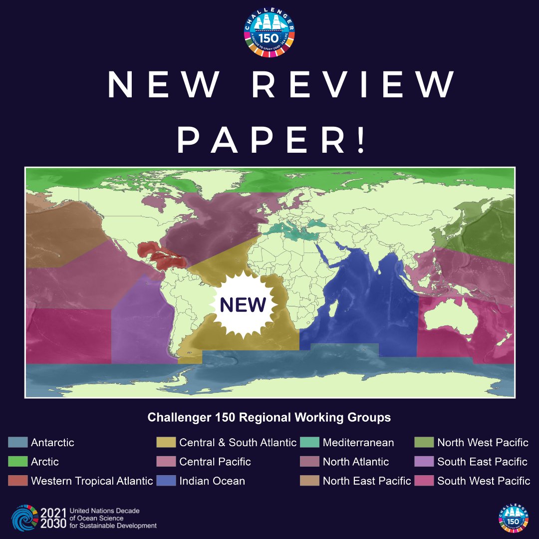 Challenger 150 (@challenger_150) on Twitter photo Announcing the first review paper from our Regional WGs – the Central & South Atlantic 🎉! Led by <a href="/Amelia_Bridges/">Dr Amelia Bridges</a>, this <a href="/UNOceanDecade/">UN Ocean Decade</a> output comprehensively summarizes science, policy & management. Click the link for the #OpenAccess review! dx.doi.org/10.1201/978100… Announcing the first review paper from our Regional WGs – the Central & South Atlantic 🎉! Led by <a href="/Amelia_Bridges/">Dr Amelia Bridges</a>, this <a href="/UNOceanDecade/">UN Ocean Decade</a> output comprehensively summarizes science, policy & management. Click the link for the #OpenAccess review! dx.doi.org/10.1201/978100…