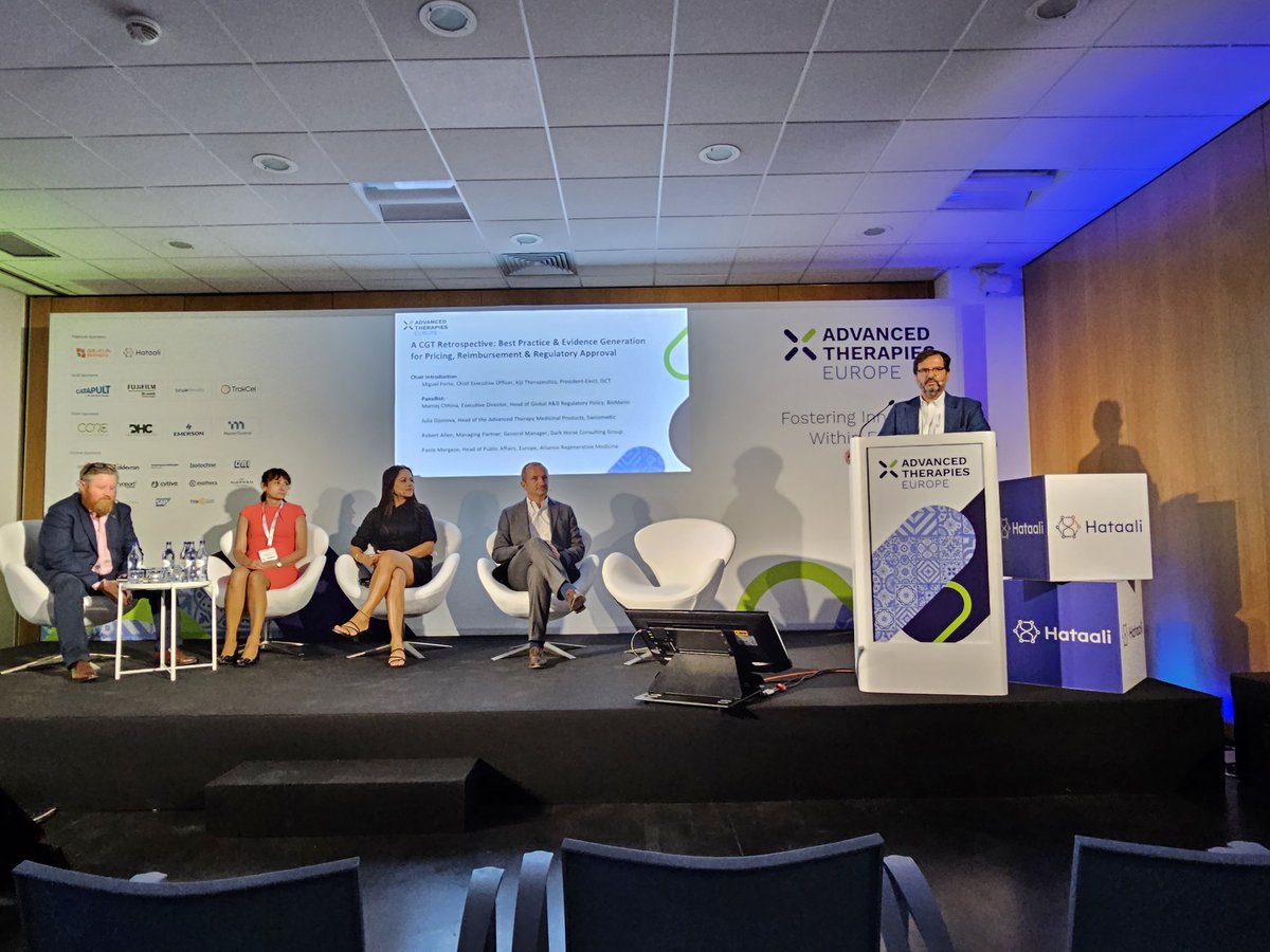 HataaliCGT's tweet photo. This afternoon our advisor @7MiguelForte is charing two sessions this afternoon at Advanced Therapies @Phacilitate.
In a the thread below I will share some of the interesting points from the discussions.
#ATE23 #AdvancedTherapies #CellGeneTherapy https://t.co/AjHUow6sLI