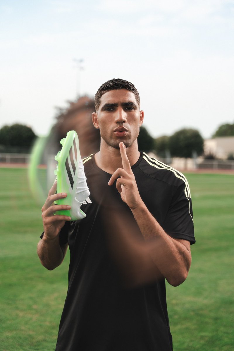 AchrafHakimi's tweet photo. Fast ? Crazyfast. @adidasfootball 🤝
#XCRAZYFAST #CREATEDWITHADIDAS https://t.co/NRUBiOuhjC