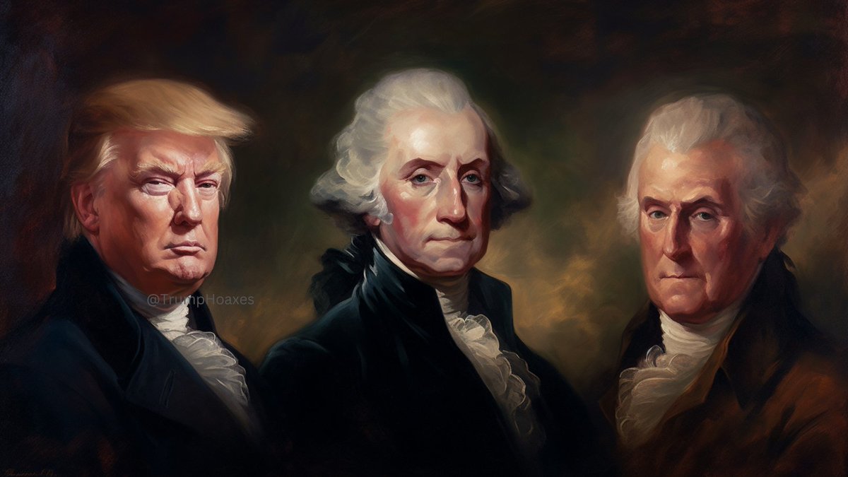 TrumpHoaxes's tweet photo. The Fine People Hoax
Trump never said that white supremacists were fine people.

He was talking about people who wanted to preserve America’s history and culture. He was worried that the statues of George Washington and Thomas Jefferson would be taken down next.