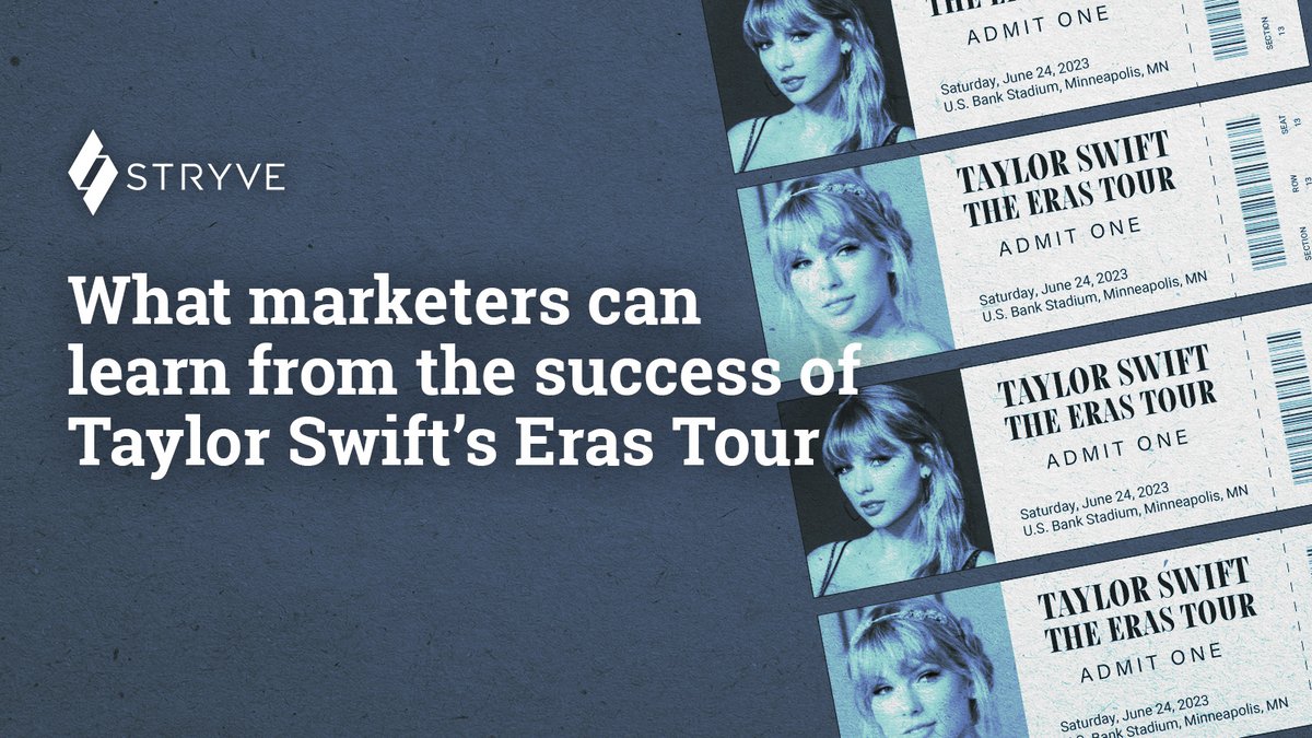 From storytelling to constant reinvention, #TaylorSwift has built a personal brand that has led to global domination and an army of die-hard customers (aka, #Swifties)💃

See what marketers can learn from her #ErasTour success in our latest blog: 🎤👏
hubs.la/Q021hLYy0