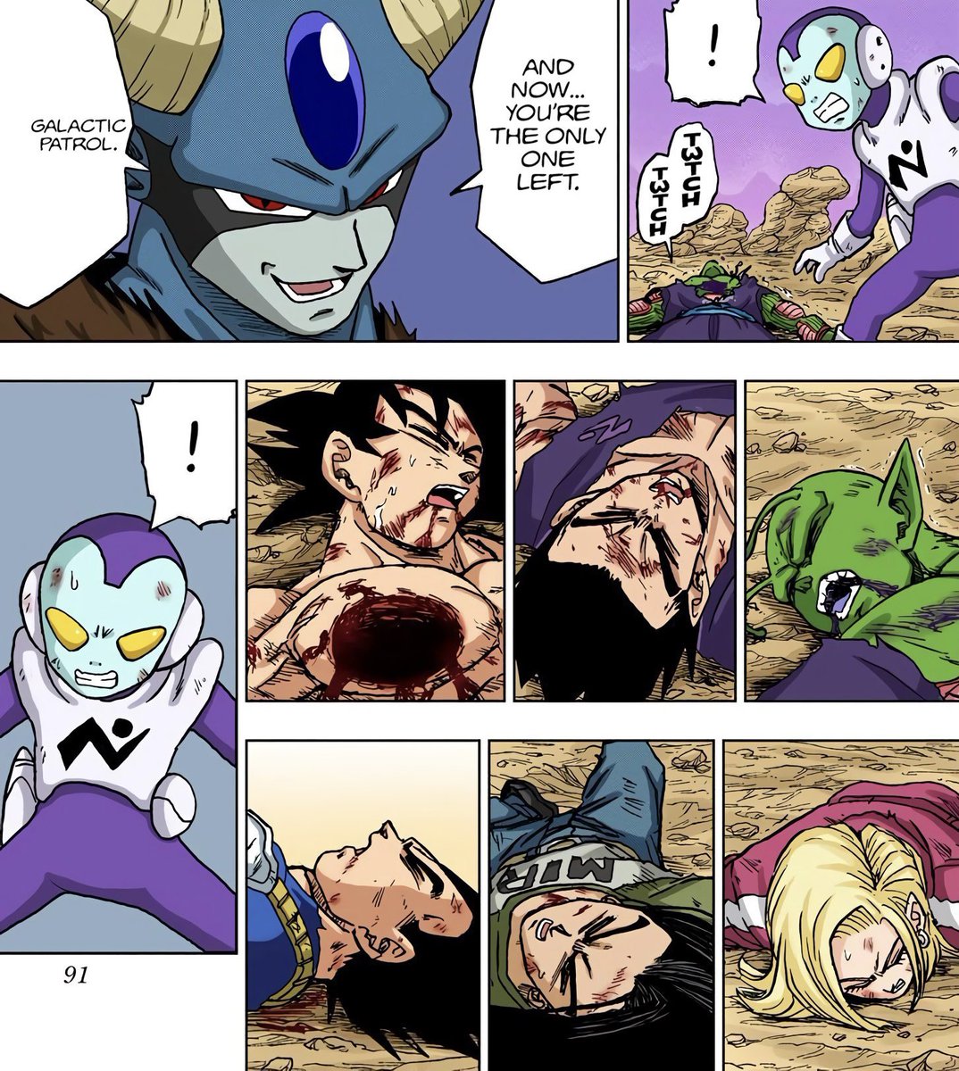 DbsHype's tweet photo. DBS Chapter 62: “Edge of Defeat”, an insane chapter, Moro alone defeated the Z-Fighters viciously! https://t.co/yvseHpqs5E