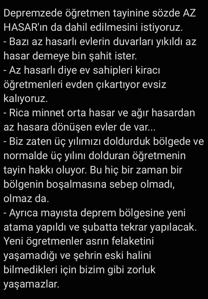 <a href="/Yusuf__Tekin/">Yusuf Tekin</a> <a href="/tcmeb/">Millî Eğitim Bakanlığı</a> <a href="/cftcblnt/">Bülent ÇİFTCİ</a> <a href="/egitimgucusen/">EĞİTİM GÜCÜ SEN</a> <a href="/EgitimBirSen/">Eğitim-Bir-Sen</a> <a href="/turkegitimsen/">Türk Eğitim Sen</a> <a href="/egitimis/">Eğitim-İş</a> <a href="/egitimsen/">Eğitim Sen</a> <a href="/ikoncuk/">İSMAİL KONCUK</a>