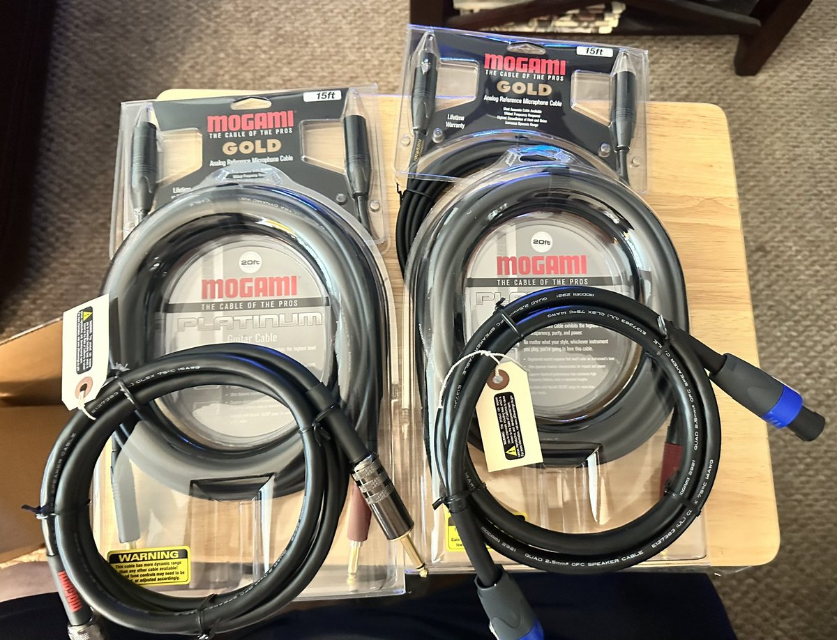 RSkeetCurtis's tweet photo. I would like to thank @mogamicable for the care package. Now comes the Herculean task of rewiring my studio. Just another day in the life 🤷🏾‍♂️#LifeAtHome https://t.co/E1OItHcvOC