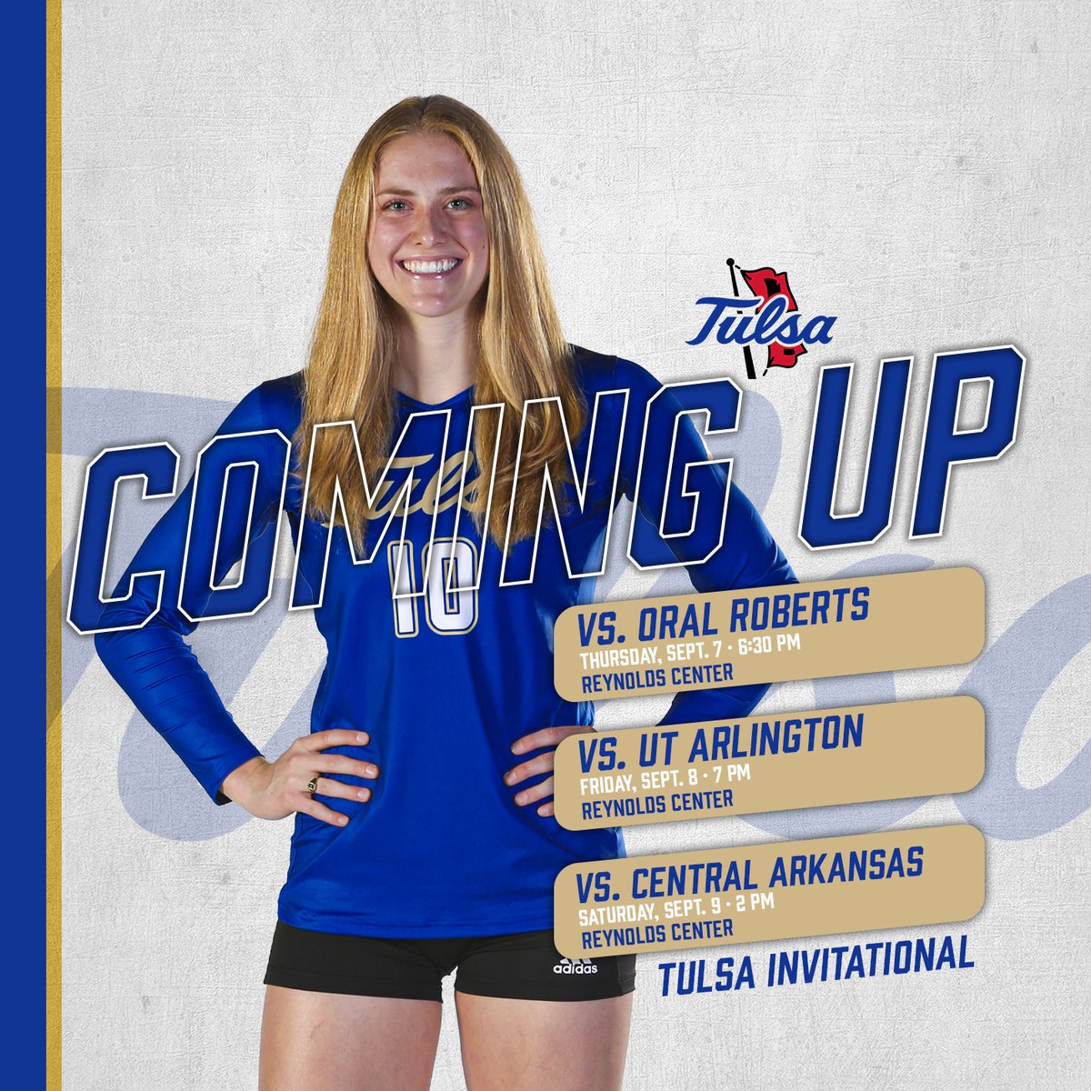 Join us at the Reynolds Center for the Tulsa Invitational! Season tickets are still available at $30 for 12 matches 🏐

🎟️ tulsahurricane.evenue.net/cgi-bin/ncomme…

#ReignCane 👑🌀