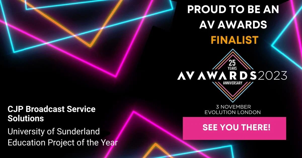 Check out our latest updates, from our groundbreaking work at @sunderlanduni - for which we have been shortlisted for the AV Awards with @AVMag - to gearing up for #IBC2023. Dive into our latest newsletter: bit.ly/44JJ84Z